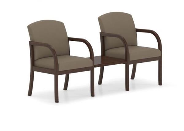 Weston 2 Chairs with Connecting Center Table